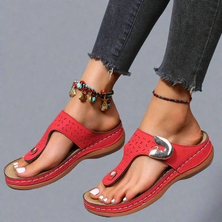 Isabella™ Buckled Toe Post Sandals