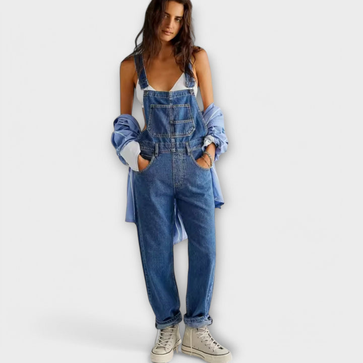 Shaira - Relaxed Fit Denim Overall