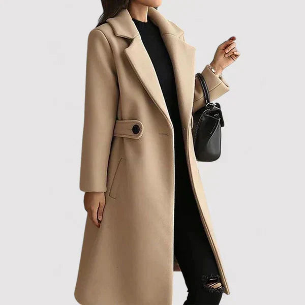 Clara | Wool Coat with Belt