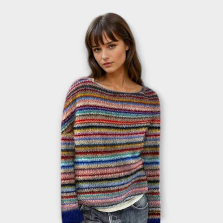 Manonin - Casual & Cosy Striped Jumper