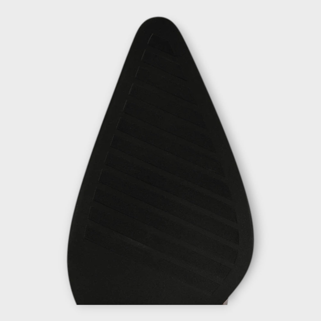 Crocodile Pattern Boots with Elegant Heel