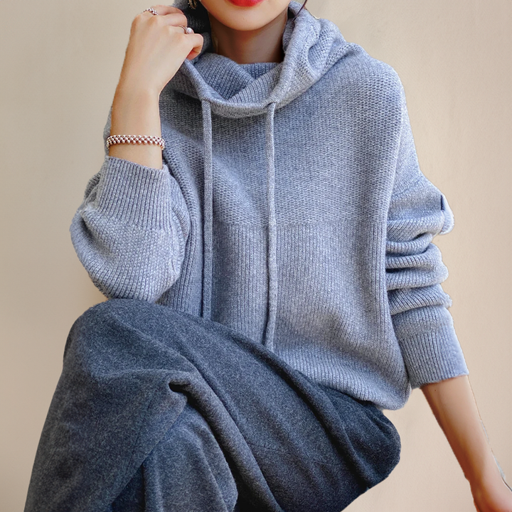 Cloe - Roll Neck Jumper in Fine Merino Wool