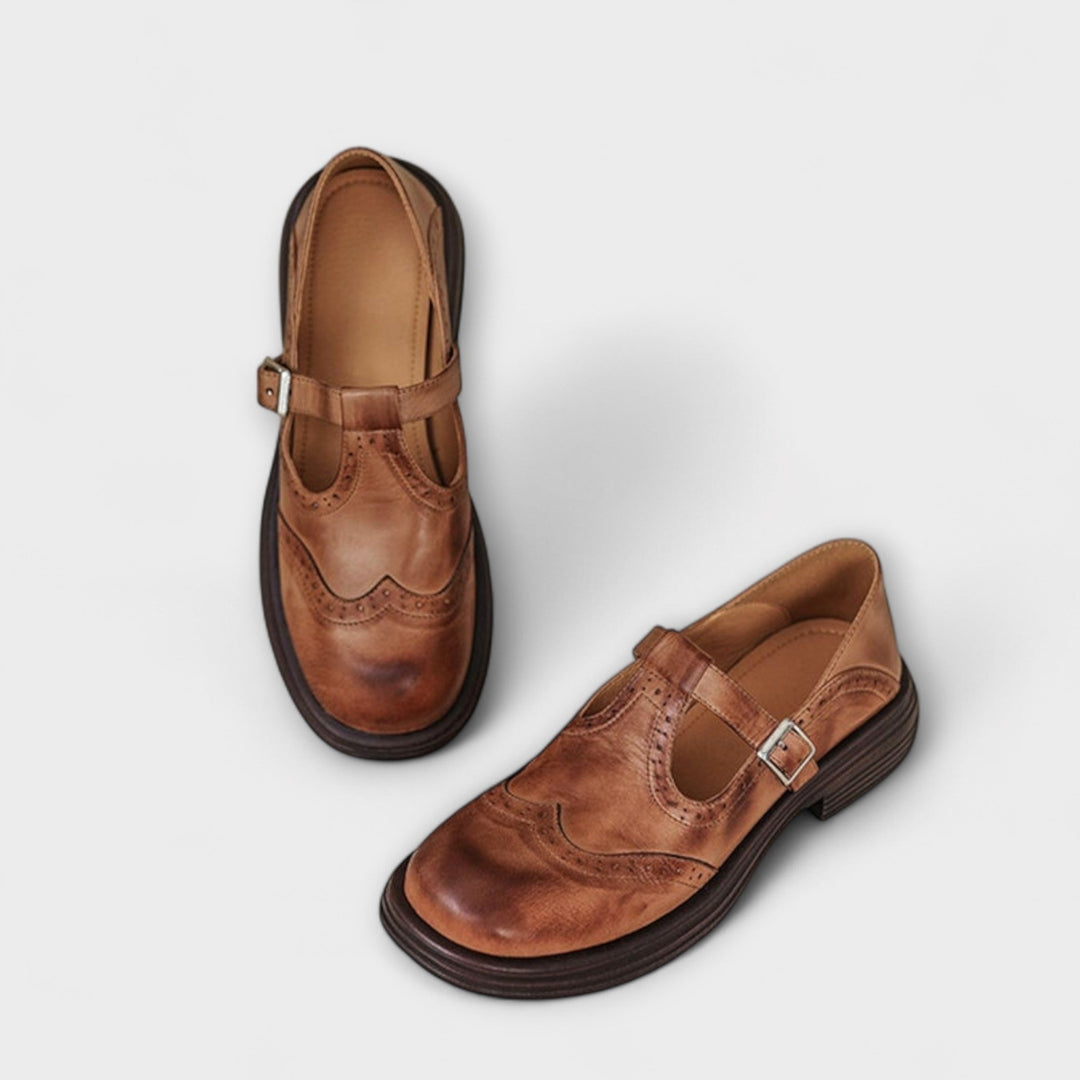 Isla – Elegant Leather Mary Janes